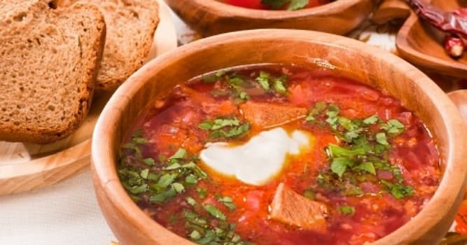 Cultuur Trivia Vraag: In welke landen wordt borsjtsj traditioneel bereid?