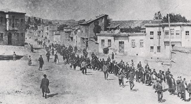 Geschichte Wissensfrage: Welche Nation beging in den Jahren 1915 und 1916 Völkermord an den Armeniern?