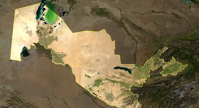 Geographie Wissensfrage: An welches Land grenzt Usbekistan im Norden?