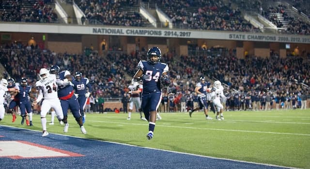 Sport Trivia Question: What score gets you 6 points in American football?