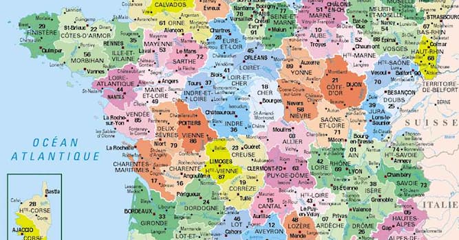 Geographie Wissensfrage: Wie viele Departements gibt es in Frankreich?