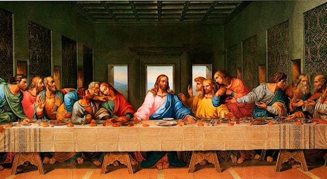 Культура Вопрос: Какой факт о картине Леонардо да Винчи "Тайная вечеря" является правдой?