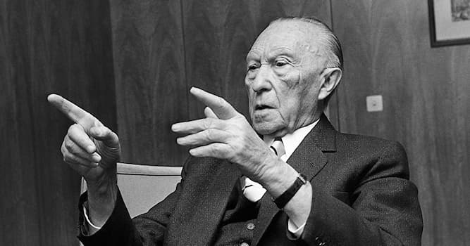 Geschichte Wissensfrage: Wann war Konrad Adenauer Bundeskanzler?