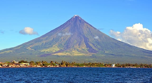 Geographie Wissensfrage: Wo befindet sich der Vulkan Mayon?