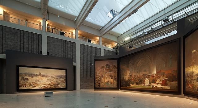 Cultura Pregunta Trivia: ¿Qué pintor es el autor del ciclo de veinte grandes lienzos titulados "La Épica eslava"?