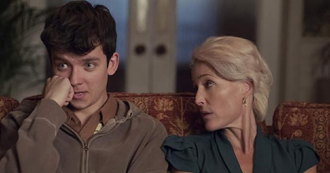 Movies & TV Trivia Question: Asa Butterfield and Gillian Anderson co-star in which British TV series?