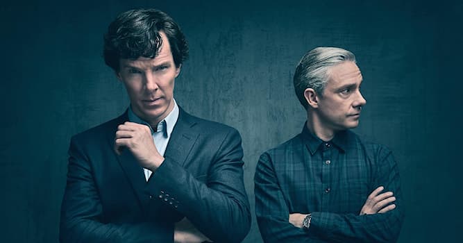 Movies & TV Trivia Question: Benedict Cumberbatch and Martin Freeman co-star in which British TV series?