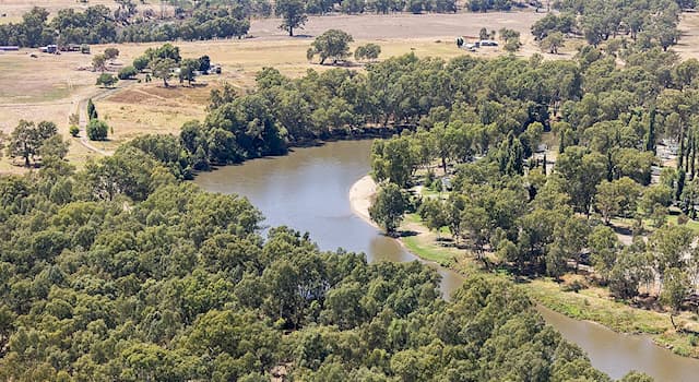Geografía Pregunta Trivia: ¿Cuál de estos ríos fluye en Australia?