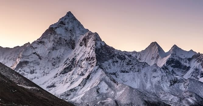 Aardrijkskunde Trivia Vraag: Hoe oud is de Mount Everest ongeveer?