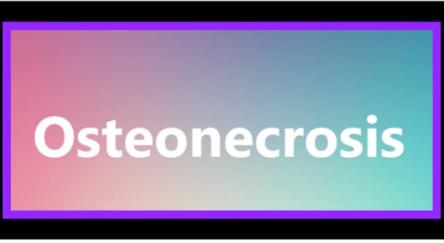 Science Trivia Question: What is Osteonecrosis?