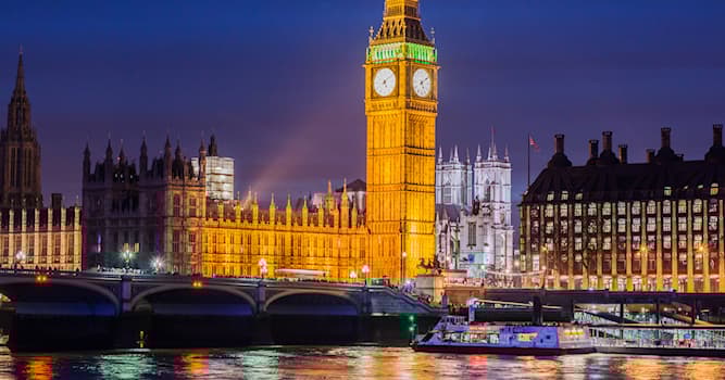 Geografia Pytanie-Ciekawostka: W którym mieście znajduje się słynny Big Ben?