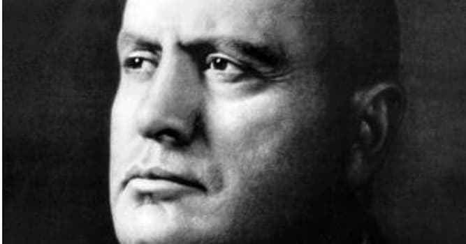 History Trivia Question: To which ideology did Benito Mussolini belong?