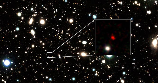 nauka Pytanie-Ciekawostka: Jaka galaktyka stanem na 2023 rok jest uważana za najstarszą i zarazem najodleglejszą od ziemi?