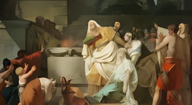 Culture Question: Le grand prêtre Corésus se sacrifie pour sauver Callirhoé est une peinture de quel artiste ?