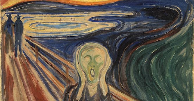 Cultuur Trivia Vraag: Op welk materiaal is dit wereldberoemde schilderij "De Schreeuw" van Edvard Munch geschilderd?