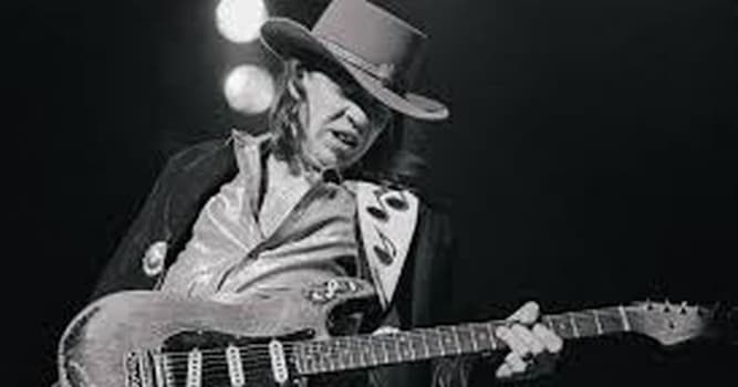 Culture Trivia Question: What famous guitarist is shown in the picture?