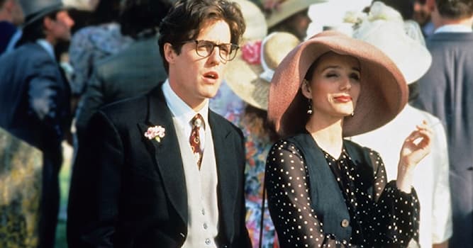 Films & TV Trivia Vraag: Wie is de 'love interest' van Hugh Grant in Four Weddings and a Funeral (1994)?