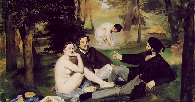 Cultuur Trivia Vraag: Wie schilderde in 1863 het werk Le déjeuner sur l'herbe?