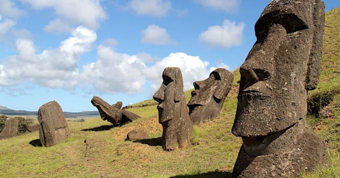 Aardrijkskunde Trivia Vraag: Door welke oceaan wordt Paaseiland (Rapa Nui) omgeven?