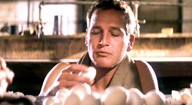 Movies & TV Trivia Question: In which movie did Paul Newman boast that he could eat 50 eggs?