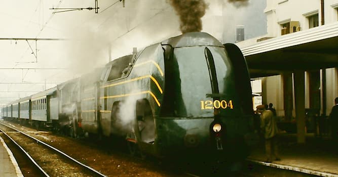 Geschiedenis Trivia Vraag: In welk land reed de eerste trein op het Europese vasteland?