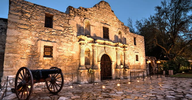 Aardrijkskunde Trivia Vraag: In welke Amerikaanse stad bevindt zich The Alamo?