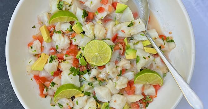 Maatschappij Trivia Vraag: Uit welk land is het gerecht ceviche afkomstig?