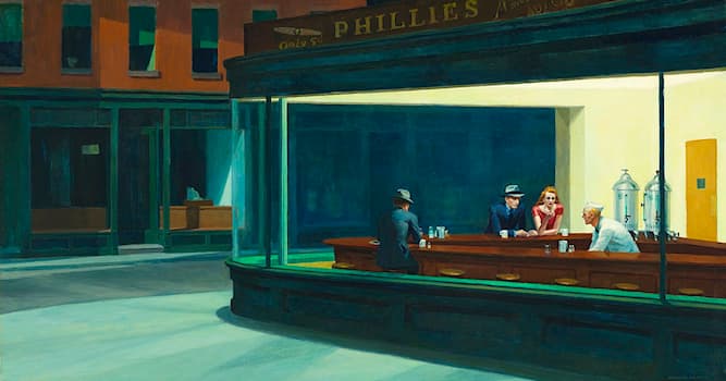 Cultuur Trivia Vraag: Van wie is het bekende schilderij Nighthawks?