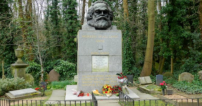 Aardrijkskunde Trivia Vraag: Waar ligt Karl Marx begraven?