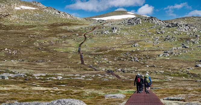 Aardrijkskunde Trivia Vraag: Wat is de hoogste berg van het Australische vasteland?