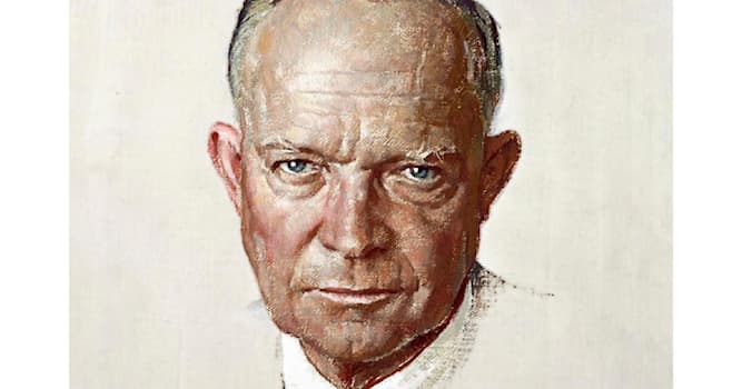 Cultuur Trivia Vraag: Welke Amerikaanse schilder maakte dit portret van president Eisenhower?