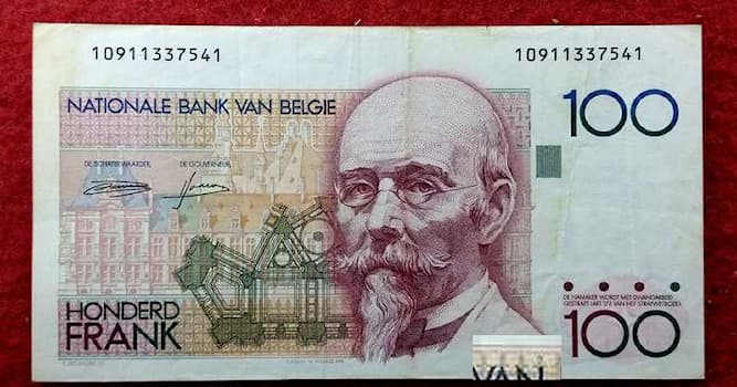 Cultuur Trivia Vraag: Welke Belgische architect stond van 1978 tot 1994 op het bankbiljet van 100 Belgische frank?