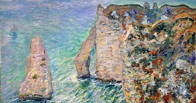 Cultuur Trivia Vraag: Welke kunstschilder staat bekend om de vele werken die hij maakte van de kliffen van Étretat?