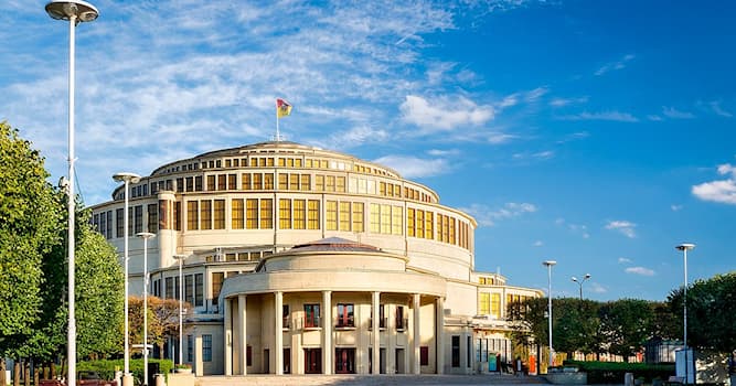 Aardrijkskunde Trivia Vraag: In welke Poolse stad ligt de Hala Stulecia die op de lijst van het UNESCO Werelderfgoed staat?