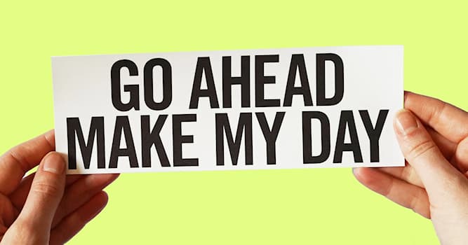 Films & TV Trivia Vraag: Uit welke film komt de beroemde quote "Go ahead, make my day."?