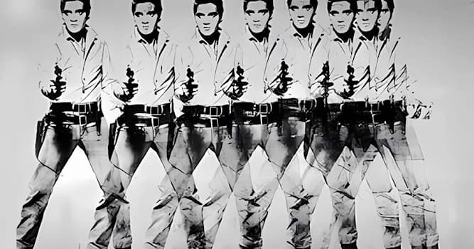 Cultuur Trivia Vraag: Welke popartkunstenaar maakte het werk Eight Elvises?
