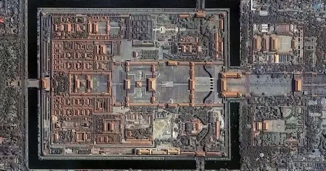Aardrijkskunde Trivia Vraag: Welke UNESCO-Werelderfgoed zie je op deze luchtfoto?