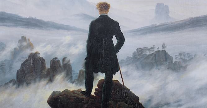 Cultuur Trivia Vraag: Wie schilderde rond 1818 De Wandelaar Boven de Nevelen?