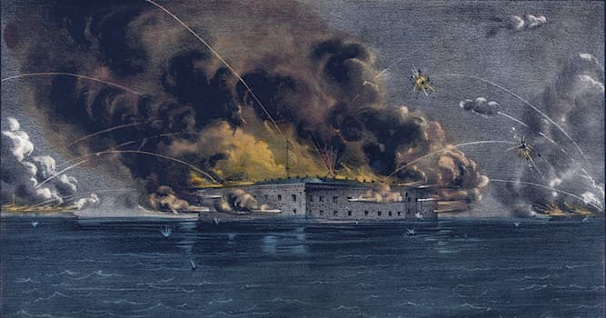 Geschiedenis Trivia Vraag: De belegering van welk fort zette de Amerikaanse Burgeroorlog in gang?