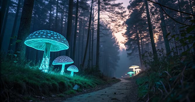 Doğa Trivia Sorusu: Hangi Mantarlar Karanlıkta Parlar?