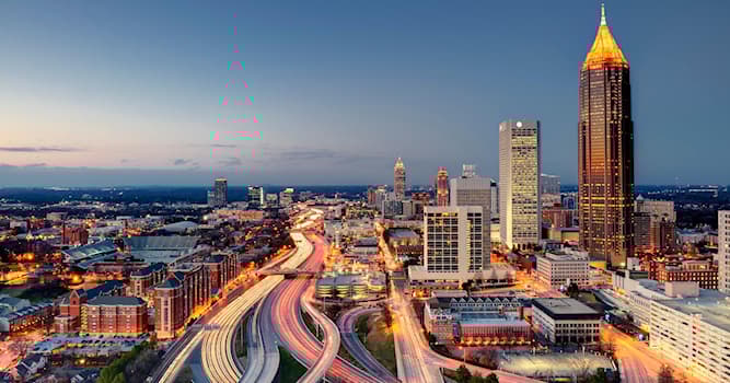 Aardrijkskunde Trivia Vraag: Van welke Amerikaanse staat is Atlanta de hoofdstad?