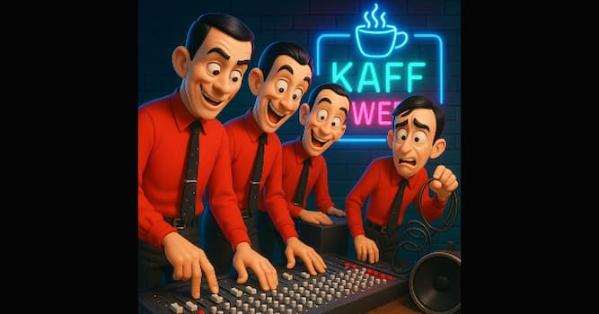 Cultuur Trivia Vraag: Van welke muziekgroep is dit een AI-persiflage?