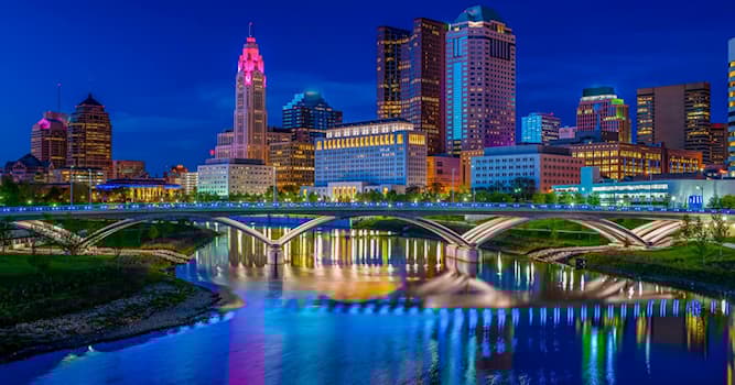 Aardrijkskunde Trivia Vraag: Wat is de hoofdstad van de Amerikaanse staat Ohio?