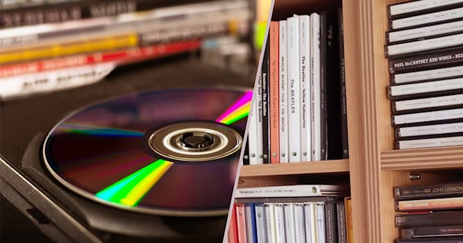 Cultuur Trivia Vraag: Wat was het muziekalbum dat commercieel werd uitgebracht op cd?
