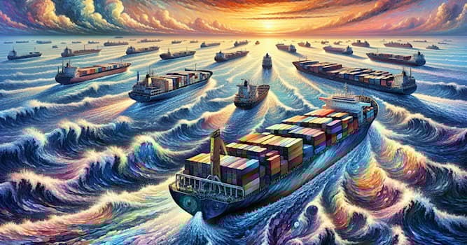 historia Pytanie-Ciekawostka: Jaki typ statku jest głównie używany do transportu towarów?