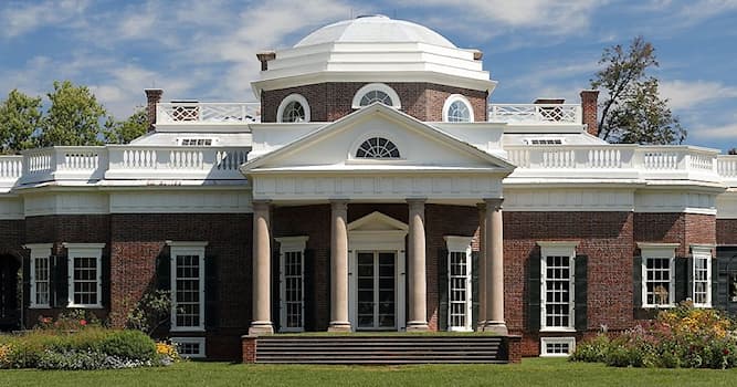 Geschiedenis Trivia Vraag: Welke Amerikaanse president woonde op het landgoed Monticello?