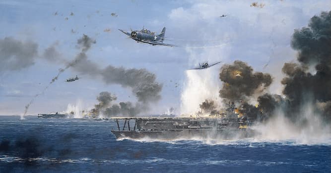 Geschiedenis Trivia Vraag: Welke veldslag stopte tijdens de Tweede Wereldoorlog de Japanse opmars?