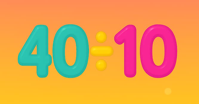 Наука Вопрос: Сколько будет 40 ÷ 10?