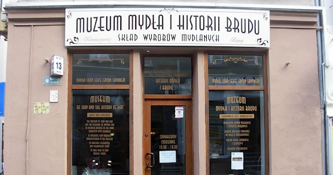 Kultura Pytanie-Ciekawostka: W którym mieście znajduje się jedyne w Polsce Muzeum Mydła i Historii Brudu?