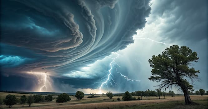 Natur Triviafråga: Vilket väderfenomen är typiskt för orkaner?